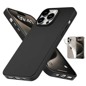 For Apple iPhone 15 Pro Max/15 Plus/15 Case Slim TPU Shockproof Soft Back Cover - Picture 1 of 17