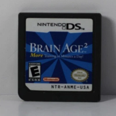 Brain Age 2 More Training In Minutes A Day (Nintendo DS Cartridge Only) - Image 1 of 2