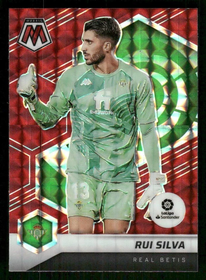 2021-22 Panini Mosaic La Liga Rui Silva Mosaic Red #80 Card - Image 1 of 2