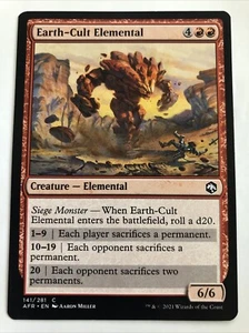 MTG Adventures In The Forgotten Realms Earth-Cult Elemental 141/281 NM - Bild 1 von 2