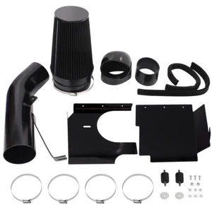 Cold Air Intake System Heat Shield For 99-06 GMC/Chevy V8 4.8L/5.3L Full Black - Picture 1 of 12