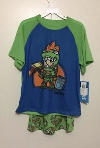 NWT ~ AME FORTNITE Boys' 2-Piece Pajama Set ~ Size 14 ~ L💥💥K - Picture 1 of 4