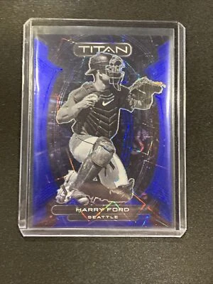 2023 Panini Chronicles #10 Harry Ford Titan Blue Lazer /99 - Image 1 of 2