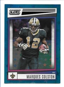2022 Score Football Marques Colston /399 Teal Stars #62 New Orleans Saints - Picture 1 of 2