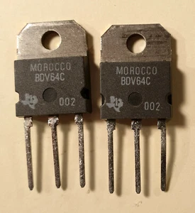 2 x BDV64C TRANSISTOR PNP 60V 12A 125W - Picture 1 of 1