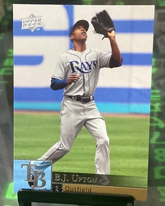 2009 Upper Deck Tampa Bay Rays Baseball Card #358 B.J. Upton - Picture 1 of 4