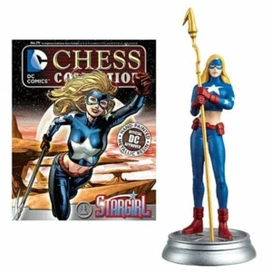 DC Superhero Stargirl White Pawn Chess Piece with Magazine-Brand New - Picture 1 of 1