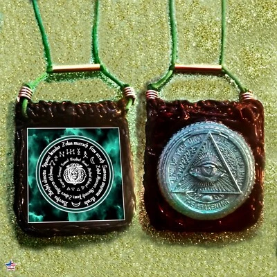 Joyería para hombre collar colgantes talismán Illuminati masónico todo lo que ve ojo regalo Foto 1 de 4