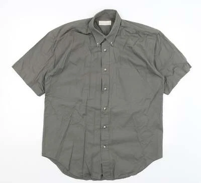 Best Basics Mens Green Cotton blend Size M Collared - Image 1 of 4