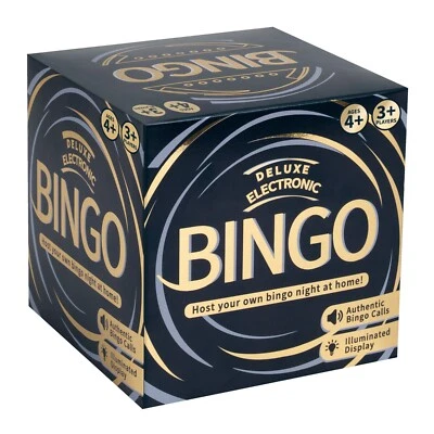 DELUXE ELECTRONIC BINGO MACHINE - Host your own Bingo Night at home! Age 4+ - Image 1 of 4