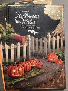 2 Hallmark Happy Halloween Karten Thinking Of You Jeder 6,75”x4,75” schön - Bild 1 von 4