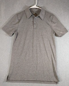 All In Motion Herren Heidegrau Sport Polo Docht Stretch Poly/Spandex - Bild 1 von 5