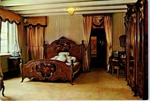 Camera da letto di Mable Ringling, John & Mable Ringling Residence, Sarasota, cartolina - Foto 1 di 2