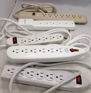 Lot of 5 Surge Protectors And Power Strips - Picture 1 of 2