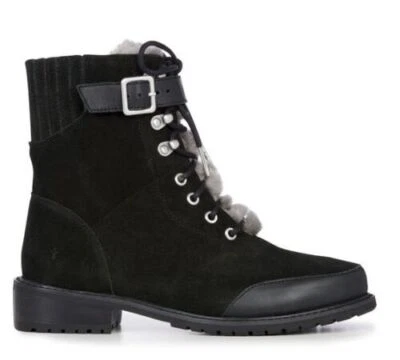 EMU AUSTRALIA Emu Damenstiefel - Waldron Mix - W12406 - schwarz/dunkeloliv