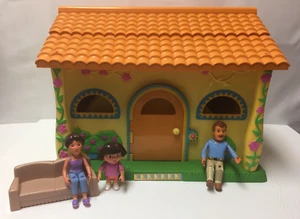 2007 Dora The Explorer Large Pop Up Talking Doll House Tested! Works! EUC! - Picture 1 of 11