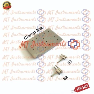 Acland Micro Clamps B1 & B2 Set für Mikrochirurgie mit Clamp Box Gefäßklemmen - Bild 1 von 3