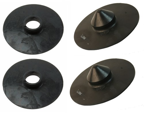 URO Set of 2 Rear Upper and 2 Lower Coil Spring Pads Shims For BMW 36 ...