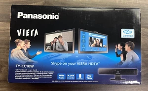 Cámara web Panasonic Viera TY-CC10W HD 720 caja abierta nunca usada - Imagen 1 de 7