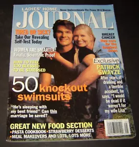 LADIES HOME JOURNAL 1998 May - Patrick Swayze Exclusive 50 Swimsuit - Imagen 1 de 1
