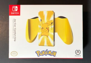 Official Nintendo Switch Joy-Con Comfort Grip ONLY [ Pikachu Yellow ] NEW - Picture 1 of 5
