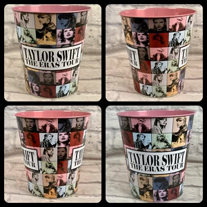 Bote de basura Taylor Swift Eras Tour Merch 8" palomitas de metal Swifties sin existencias - Imagen 1 de 8