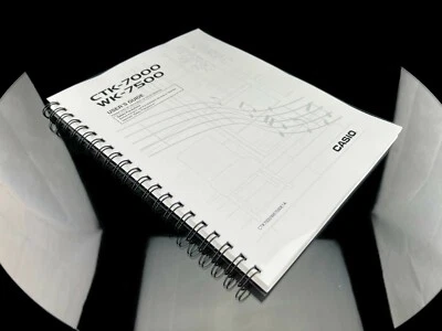 Casio CTK-7000 WK-7500 Keyboard Owner's Manual COIL BOUND - Image 1 of 4
