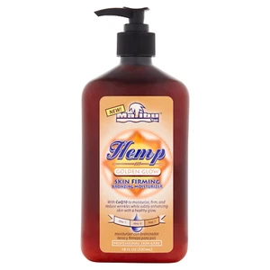 Malibu Tan Hemp Skin Firming & Bronzing Body Moisturizer, Golden Glow, 18 Oz.