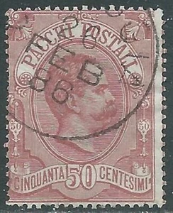1884-86 REGNO PACCHI POSTALI USATO 50 CENT - RF7-2 - Picture 1 of 1