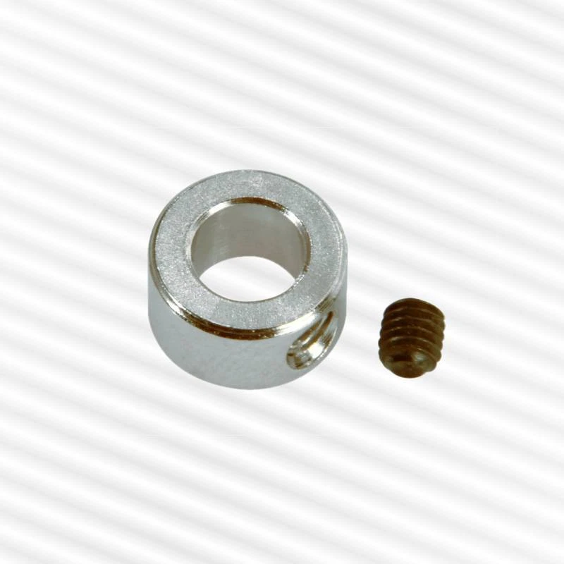 10er Pack Stellring 3mm Stahl vernickelt - 3.1x8x5 mm, Schraube M3, Stellringe - Bild 1 von 1