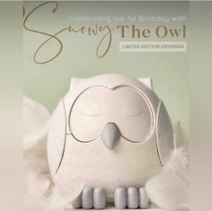 NEW YOUNG LIVING SNOWY THE OWL DIFFUSER WHITE NOISE MACH LIMITED HOLIDAY EDITION