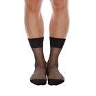 Mens Thin Sheer Silk Evening Socks Ideal for Business or Formal Attire