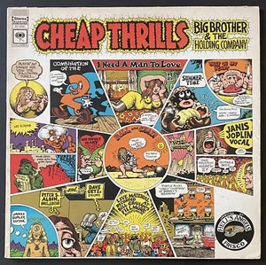 BIG BROTHER & THE HOLDING CO Cheap Thrills LP 1980 PC 9700 - VG+/EX JANIS JOPLIN - Picture 1 of 5