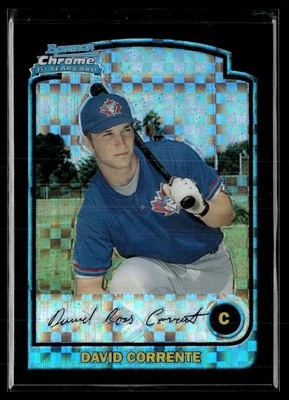 2003 Bowman Chrome Draft Picks & Prospects X-Fractors David Corrente 069/130 - Image 1 of 2