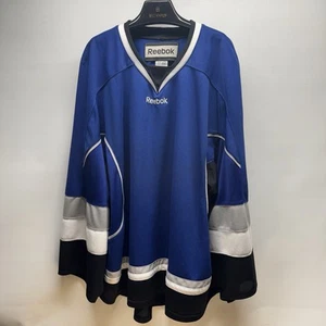 VINTAGE Reebok NHL Hockey Jersey Goalie Style Size 2XL Blue - Picture 1 of 14
