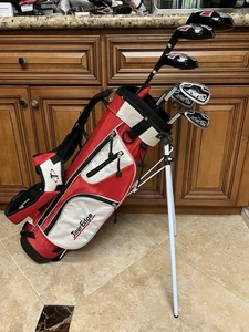 Tour Edge Bazooka Ht Max J Kids 6 Pc Left Handed Youth Golf Set w/ Bag 12-15Yrs - Picture 1 of 15