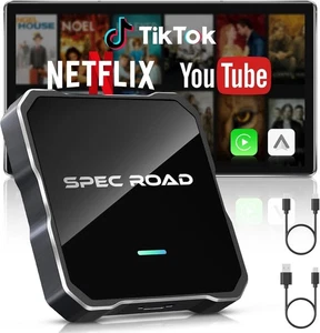 2025 NEW Wireless Carplay Adapter Android/IOS 2in1 Smart Mini Box WIFI BT Auto - Picture 1 of 7