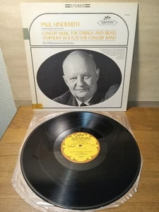 Paul Hindemith - Concert Music for Strings and Brass, LP Seraphim Stereo S-60005 - Foto 1 di 4