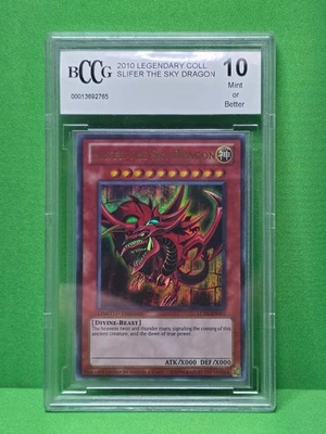 YU-GI-OH! 2010 LEGENDARY COLLECTION SLIFER THE SKY DRAGON LC01-EN002 BCCG 10 - Image 1 of 2