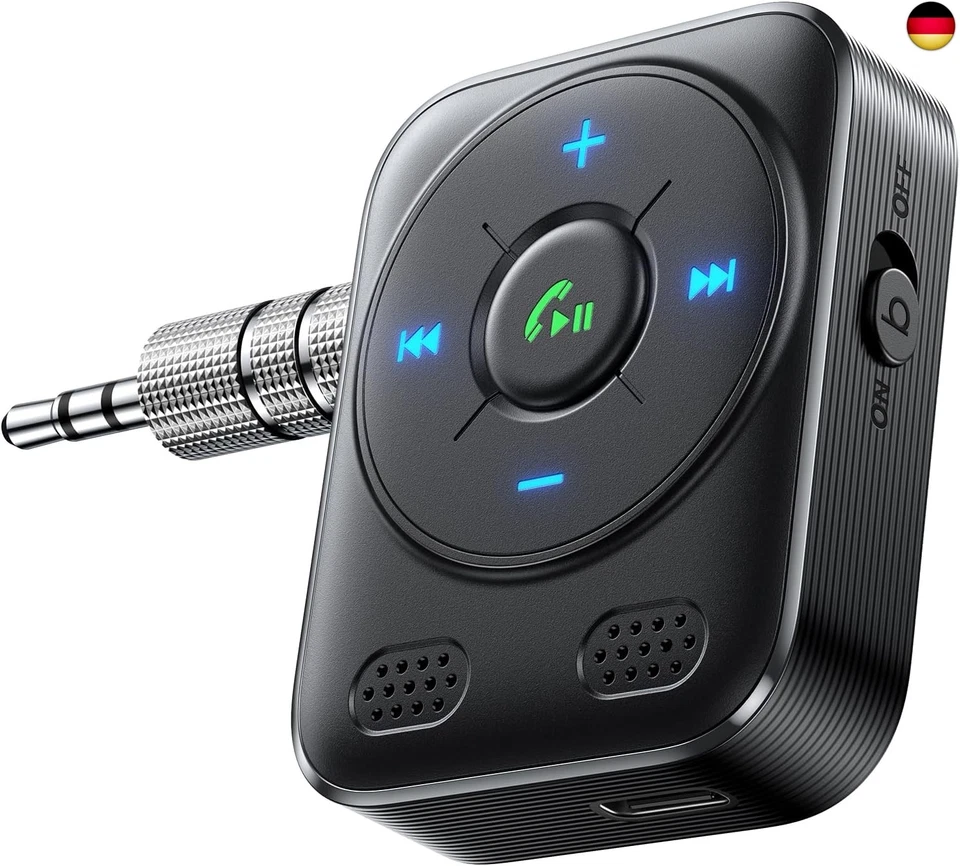2025 JOYROOM Bluetooth Adapter Auto mit AUX Bluetooth 5.4 Empfänger: BASS &