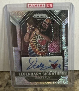 Dude Love WWE 2023 Panini Prizm Mojo Auto 12/25 Mick Foley - Imagen 1 de 2