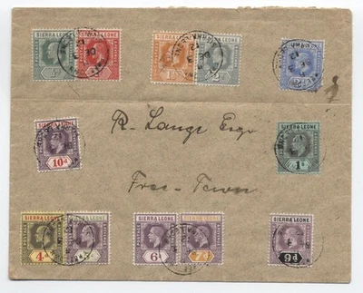 Sierra Leona 1912 cubierta 12 sellos franqueo a 1/ [G.1137] Foto 1 de 3