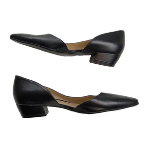 Naturalizer Belina Schuhe Größe 3,5 schwarz Leder D'Orsay spitz zulaufend Ballerinas - Bild 1 von 10