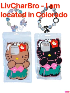 Hello Kitty Hula Hawaii  iPhone 14 Pro Max 6.1" ONLY SILICONE Cat 3D Cartoon Cas - Picture 1 of 15