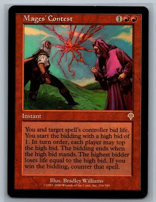 Magic The Gathering Invasion Mages' Contest #154/350 MTG TCG CCG Mage's - Image 1 of 2