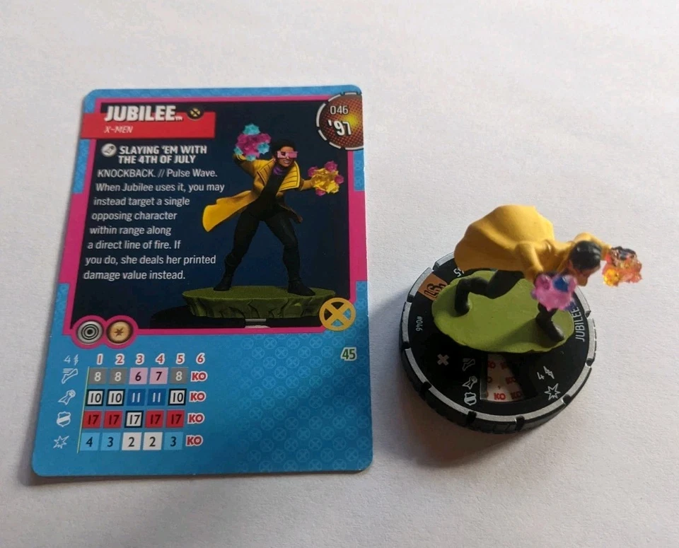 Marvel HeroClix CHASE Jubilee 046 X-Men '97 Foto 1 de 1
