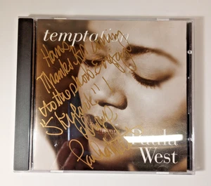 Temptation by Paula West Music CD 1995 Noir Records Artist SIGNED Autographed - Picture 1 of 4