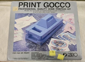 SET Riso Print Gocco B6 Hi Mesh Set Siebdruck Kit Box + 6 Glühbirnen schön! - Bild 1 von 20