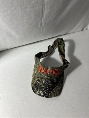 Holiday World Adjustable Strap Camo Visor Hat - Image 1 of 4