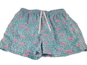 Traje de baño Chubbies azul rosa flamenco forrado de malla bañador 5,5” talla mediana - Imagen 1 de 9